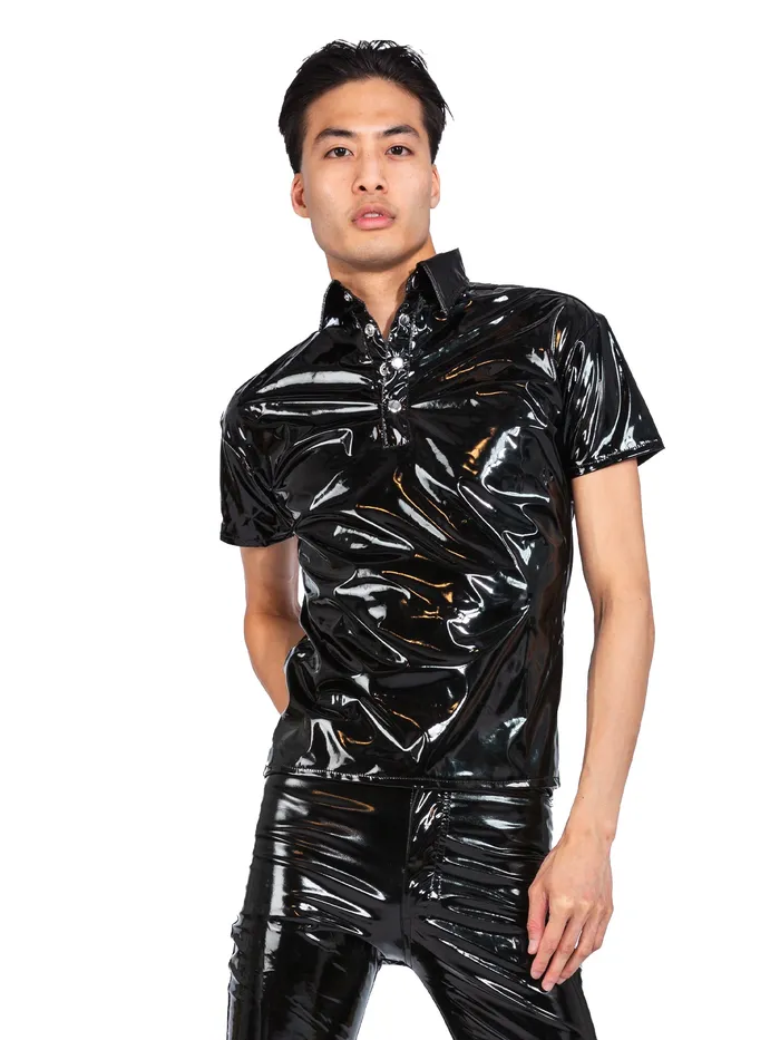Secret Sale PVC Male Polo Top HonourSkintwocom Male Sex Toys