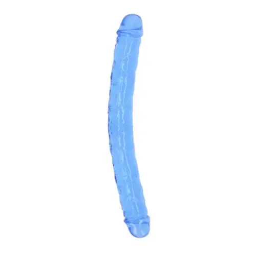 SHOTS AMERICA Dildos RealRock Crystal Clear Double Dong 13 in DualEnded Dildo Blue SHOTS AMERICA Dildos RealRock Crystal Clear Double Dong 13 in DualEnded Dildo Blue