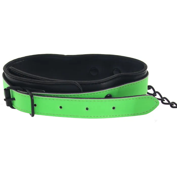Shots Toys Dildos Ouch Glow In The Dark Collar and Leash Shots Toys Dildos Ouch Glow In The Dark Collar and Leash