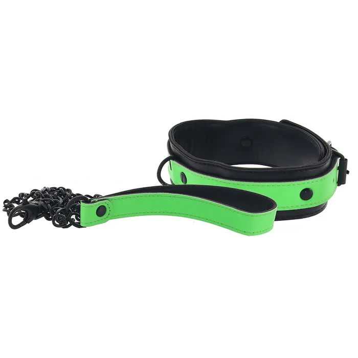 Shots Toys Dildos Ouch Glow In The Dark Collar and Leash Shots Toys Dildos Ouch Glow In The Dark Collar and Leash