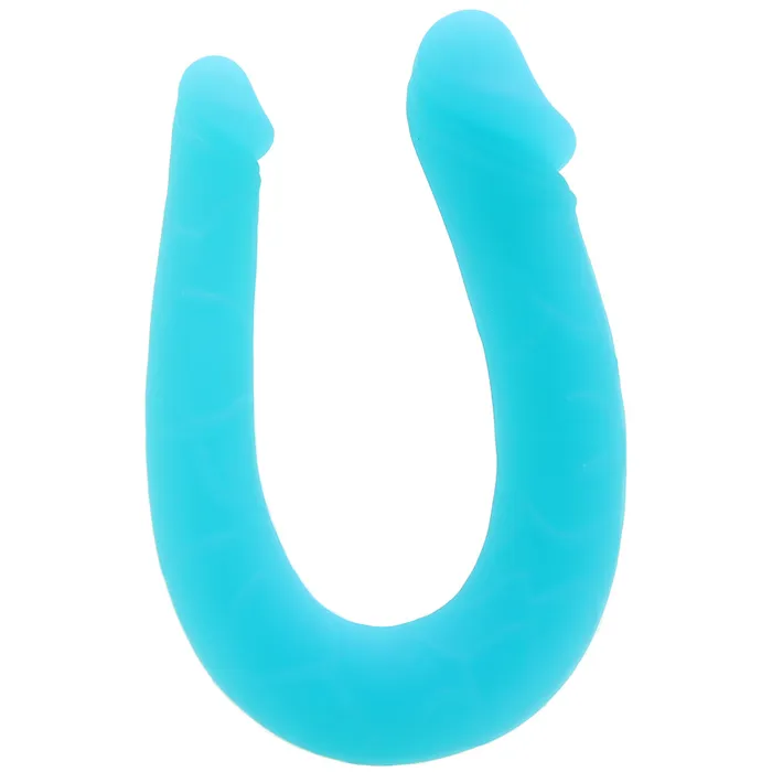 Silicone ACDC Double Dildo in Teal CalExotics Female Sex Toys
