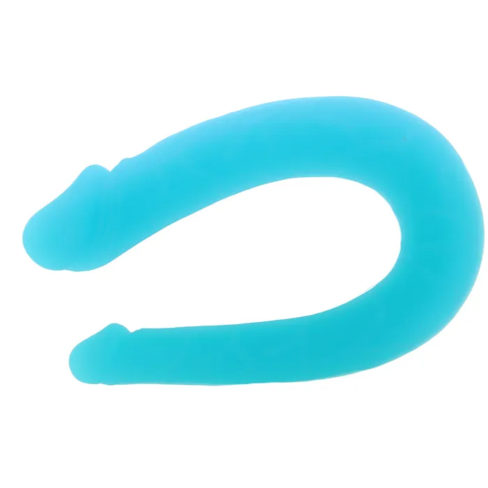 Silicone ACDC Double Dildo in Teal CalExotics Female Sex Toys Silicone ACDC Double Dildo in Teal CalExotics Female Sex Toys