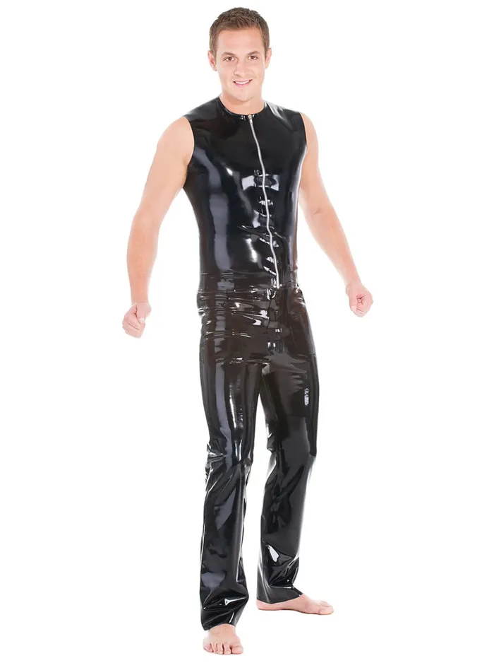 Size M Clearance Zip Front Sleeveless Latex TShirt Size Medium HonourSkintwocom Male Sex Toys Size M Clearance Zip Front Sleeveless Latex TShirt Size Medium HonourSkintwocom Male Sex Toys