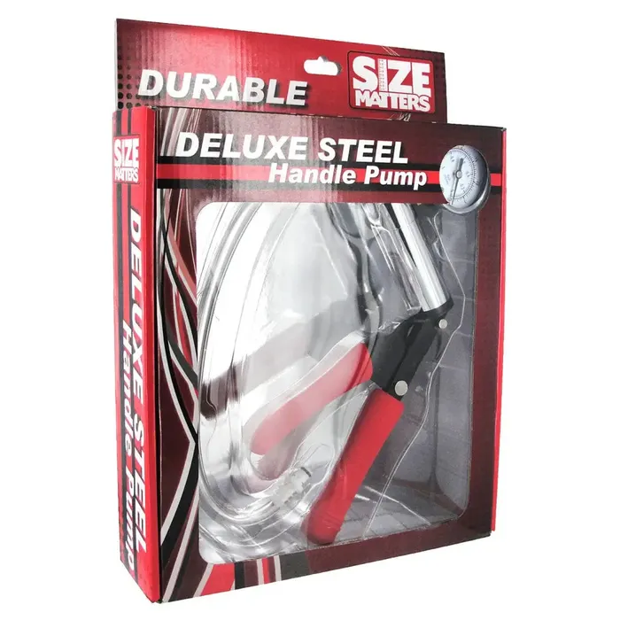 Size Matters Deluxe Steel Hand Pump Size Matters Male Sex Toys