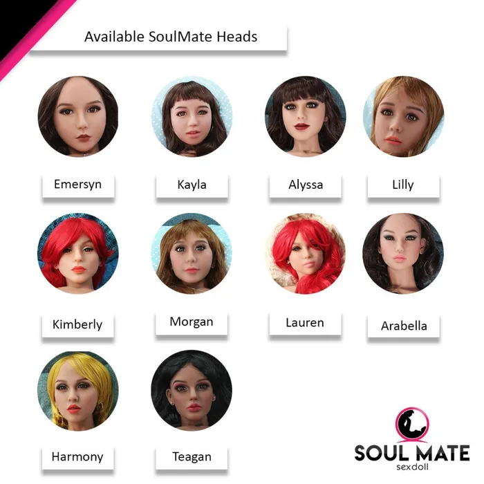 SoulMate Dolls SoulMate Dolls Alexis Head With Sex Doll Torso Light Brown Male Sex Toys