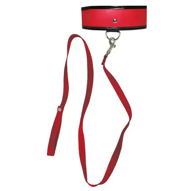 Sportsheets Sex Mischief Adjustable Leash Collar Red Sex Mischief Male Sex Toys Sportsheets Sex Mischief Adjustable Leash Collar Red Sex Mischief Male Sex Toys