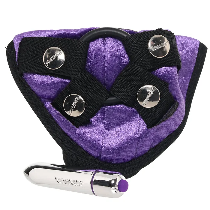 Tantus Vibrators Bend Over Beginner Harness Kit in Purple Tantus Vibrators Bend Over Beginner Harness Kit in Purple