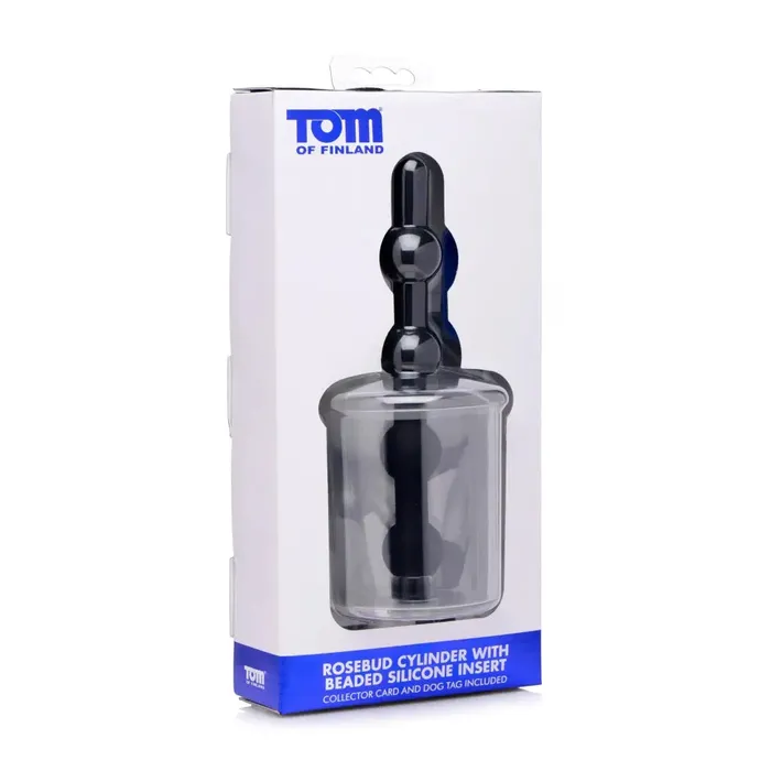 Tom of Finland Female Sex Toys Rosebud Cylinder With Beaded Silicone Insert