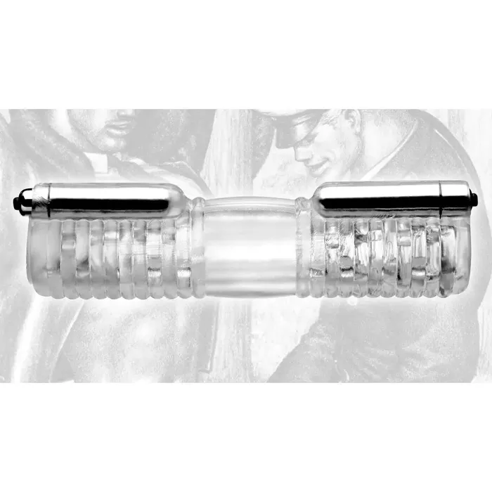 Tom Of Finland Head To Head Vibrating Sleeve Tom of Finland Male Sex Toys