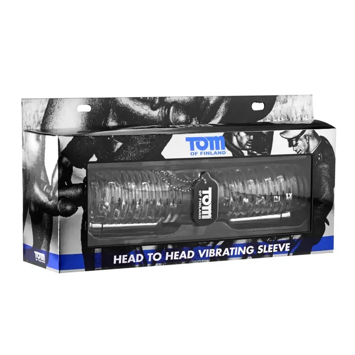 Tom Of Finland Head To Head Vibrating Sleeve Tom of Finland Male Sex Toys