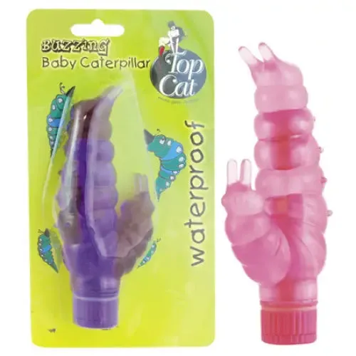 Top Cat International Corp Vibrators Buzzing Baby Caterpillar Waterproof Vibrator Purple Top Cat International Corp Vibrators Buzzing Baby Caterpillar Waterproof Vibrator Purple