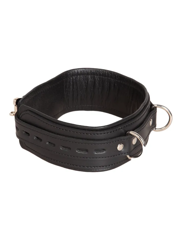 Triple DRing Lockable Collar HonourSkintwocom Male Sex Toys Triple DRing Lockable Collar HonourSkintwocom Male Sex Toys