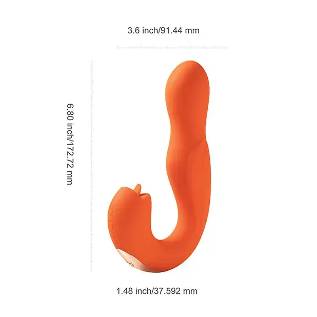 UC Global Trade INC Honey Play Box Joi Rotating Head Gspot Vibrator and Clit Licker Maroon Vibrators