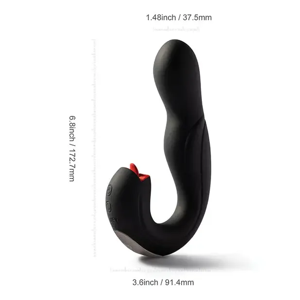 UC Global Trade INC Honey Play Box Joi Rotating Head Gspot Vibrator and Clit Licker Maroon Vibrators