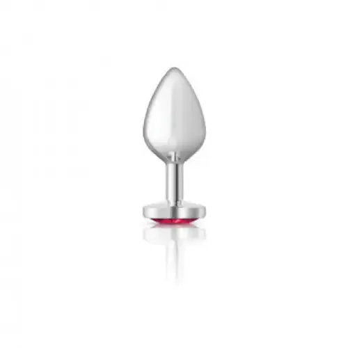 Viben Anal Cheeky Charms Heart Bright Pink Silver Plug