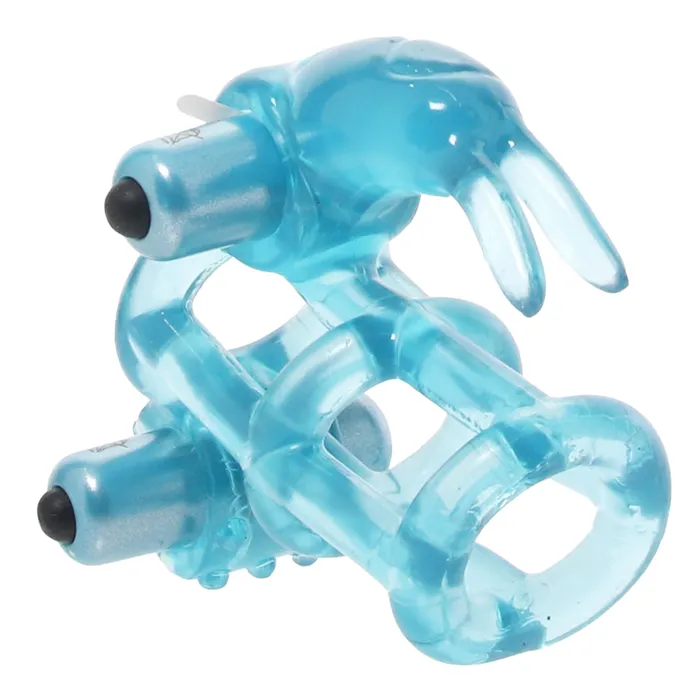 Vibrators CalExotics Double Trouble Vibrating Support System in Blue