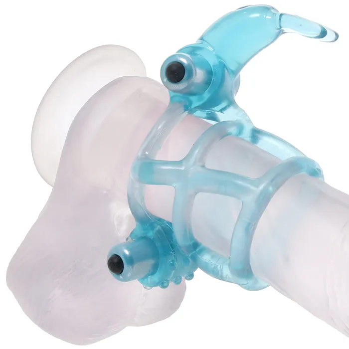 Vibrators CalExotics Double Trouble Vibrating Support System in Blue