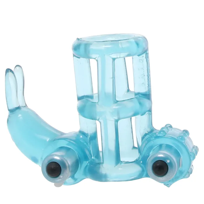 Vibrators CalExotics Double Trouble Vibrating Support System in Blue