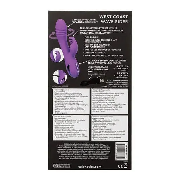 Vibrators California Dreaming West Coast Wave Rider Purple CalExotics
