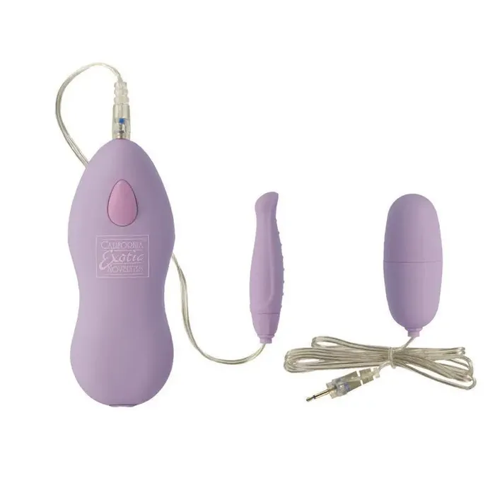 Vibrators California Exotic Novelties Twin Pleasure Pack Purple