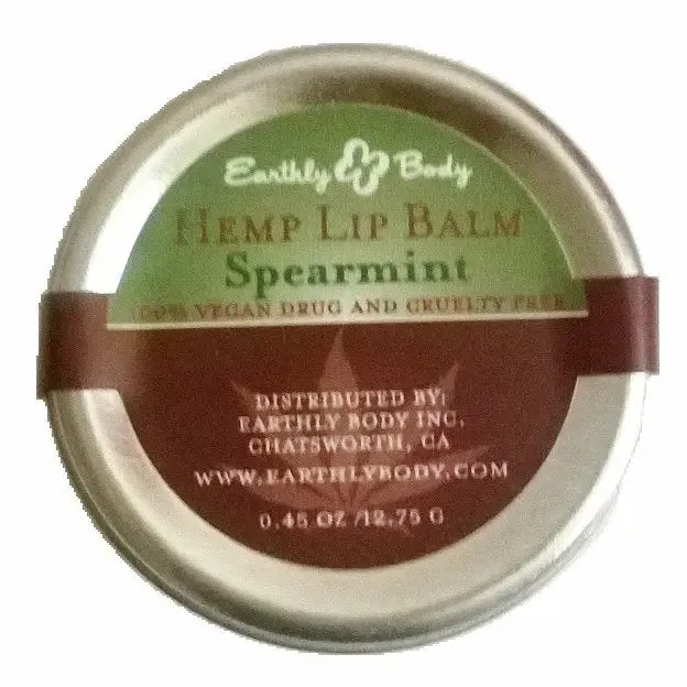 Vibrators Earthly Body Lip Balm Tin Spearmint