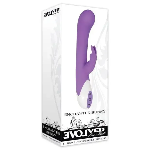 Vibrators Evolved Evolved Enchanted Bunny Flexible Rabbit Vibrator