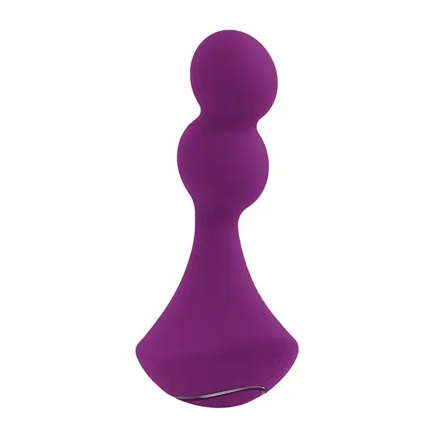 Vibrators Gender X Ball Game Rechargeable Rotating Silicone Vibrator Purple Gender X
