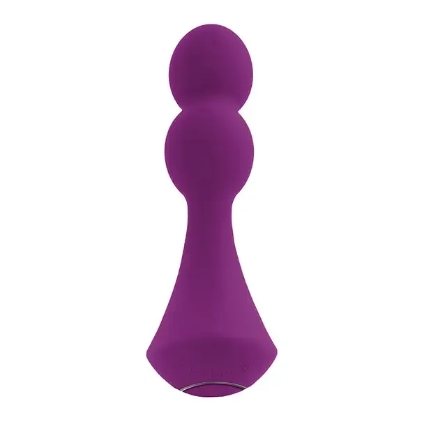 Vibrators Gender X Ball Game Rechargeable Rotating Silicone Vibrator Purple Gender X