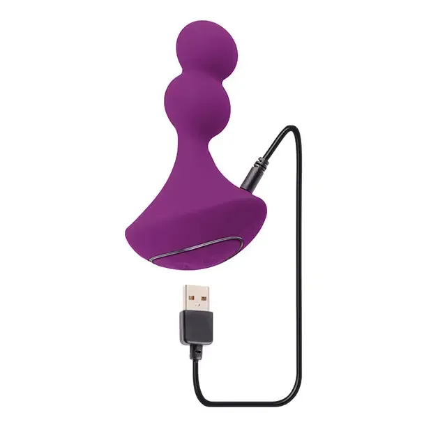 Vibrators Gender X Ball Game Rechargeable Rotating Silicone Vibrator Purple Gender X