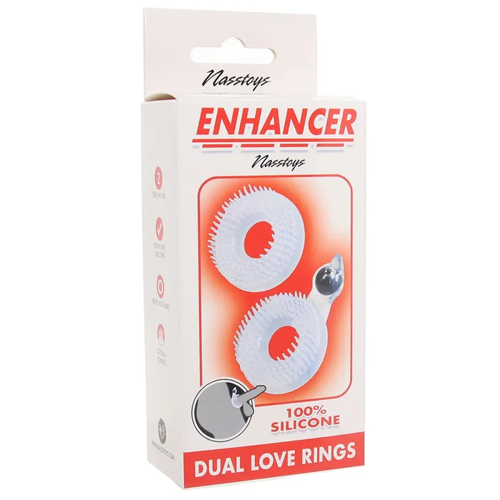 Vibrators Nasstoys Enhancer Silicone Dual Love Rings