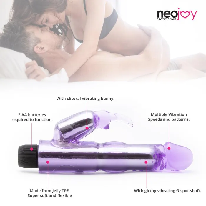 Vibrators Neojoy Rampant Rabbit Vibrator Jelly Battery Powered Neojoy Vibrators Neojoy Rampant Rabbit Vibrator Jelly Battery Powered Neojoy