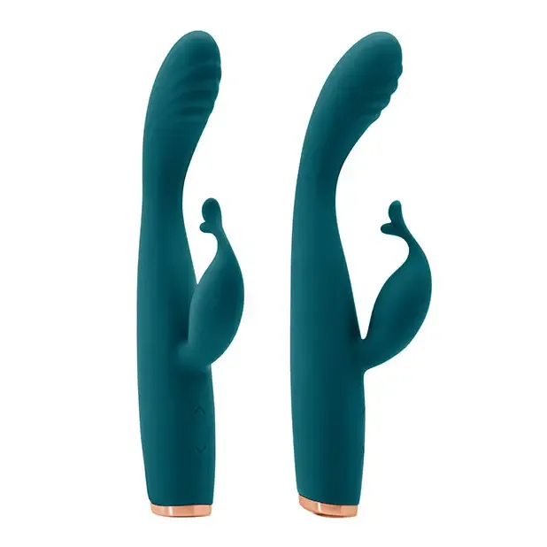 Vibrators NS Novelties Luxe Skye Rechargeable Slim Rabbit Vibe Green Vibrators NS Novelties Luxe Skye Rechargeable Slim Rabbit Vibe Green