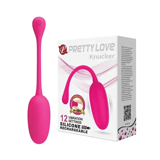 Vibrators Pretty Love Pretty Love Knucker Remote Egg Neon Pink