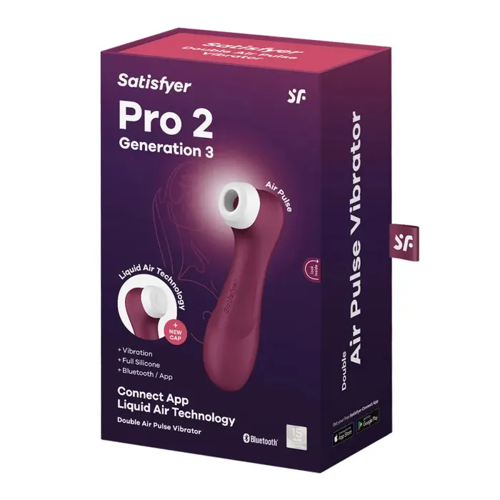 Vibrators Satisfyer Pro 2 Generation 3 Wine Red Satisfyer Vibrators Satisfyer Pro 2 Generation 3 Wine Red Satisfyer