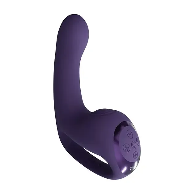 Vibrators VIVE Riko Rechargeable Triple Motor Thumper with Advanced Finger Motion and Pulse Wave Stimulator Purple Shots America LLC Vibrators VIVE Riko Rechargeable Triple Motor Thumper with Advanced Finger Motion and Pulse Wave Stimulator Purple Shots America LLC