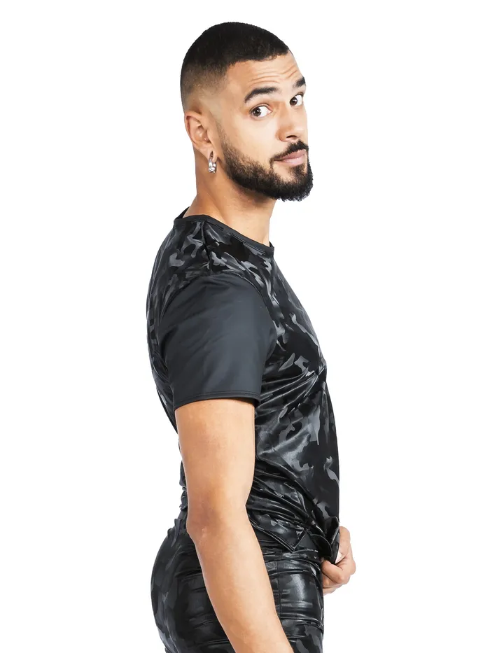 Vibrators VynX Round Neck Camo Tshirt HonourSkintwocom