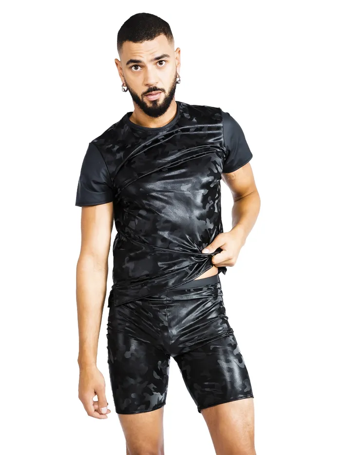 Vibrators VynX Round Neck Camo Tshirt HonourSkintwocom