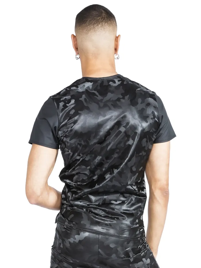 Vibrators VynX Round Neck Camo Tshirt HonourSkintwocom