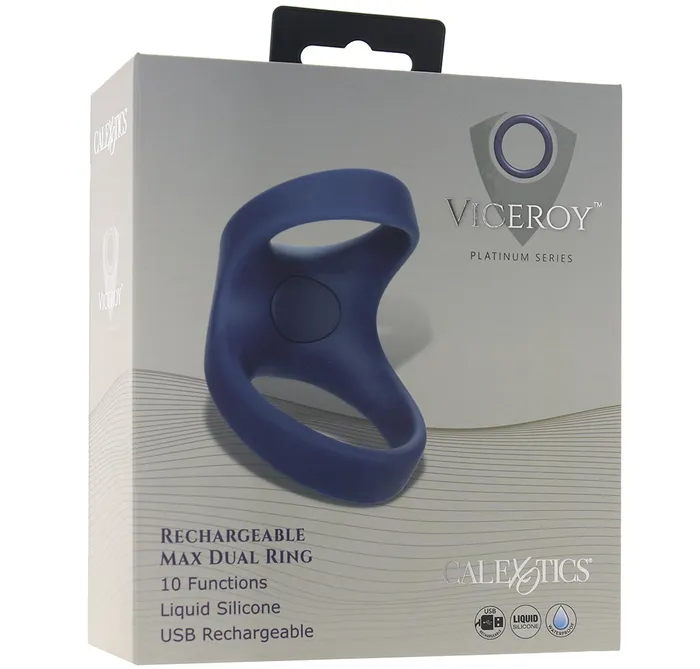 Viceroy Rechargeable Max Dual Ring CalExotics Female Sex Toys Viceroy Rechargeable Max Dual Ring CalExotics Female Sex Toys
