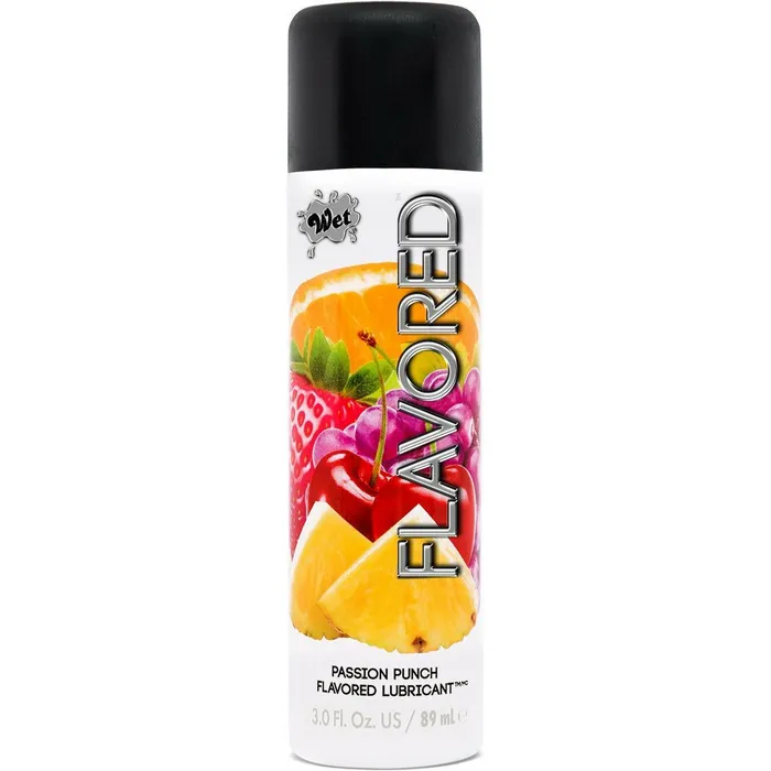 Wet Female Sex Toys Wet Flavored Body Glide 3 oz Passionate Fruit Punch