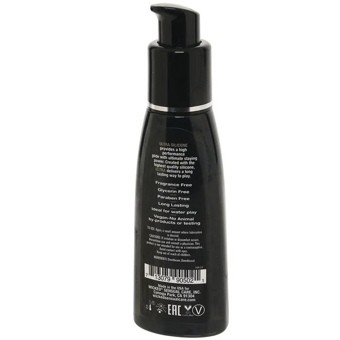 Wicked Sensual Care Female Sex Toys Ultra Silicone Based Intimate Lube in 2oz60ml