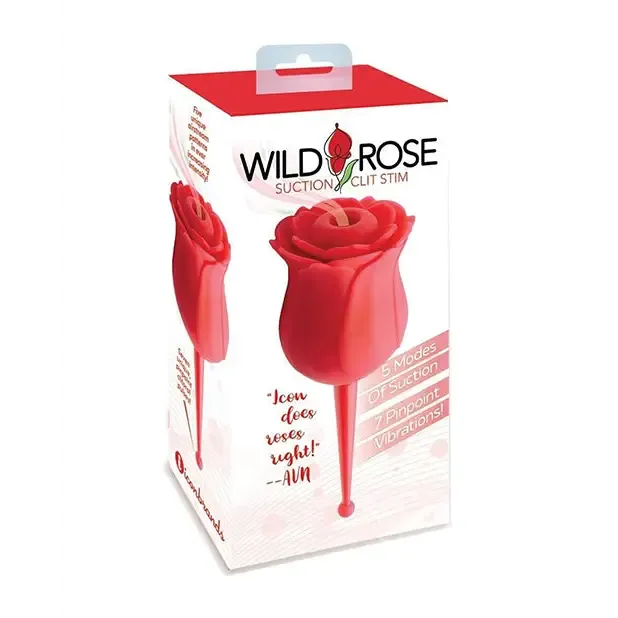 Wild Rose Le Pointe Vibrator Red Icon Brands INC Vibrators
