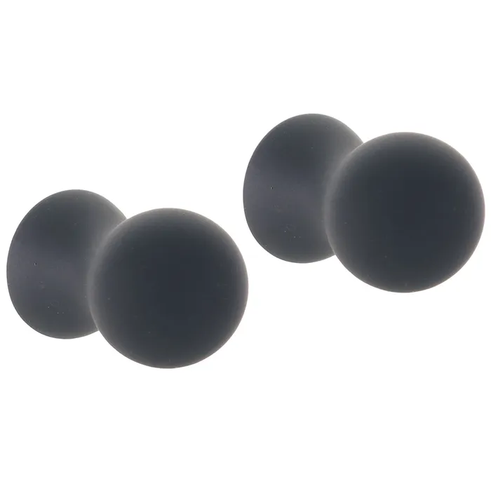 XGen Female Sex Toys Size Up Silicone Nipple Suckers in Black