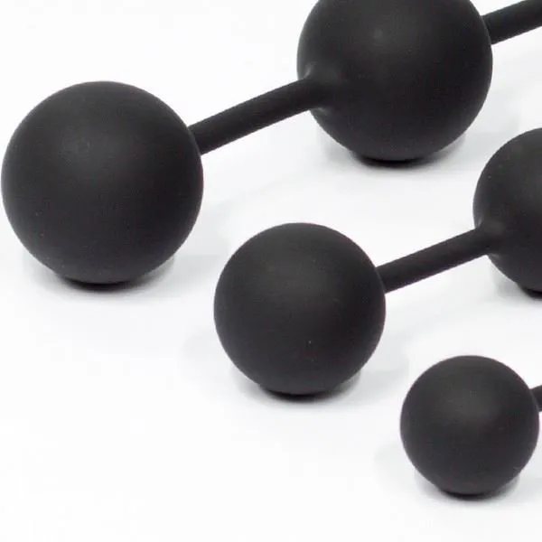 XplayX Anal Silicone Anal Balls Black
