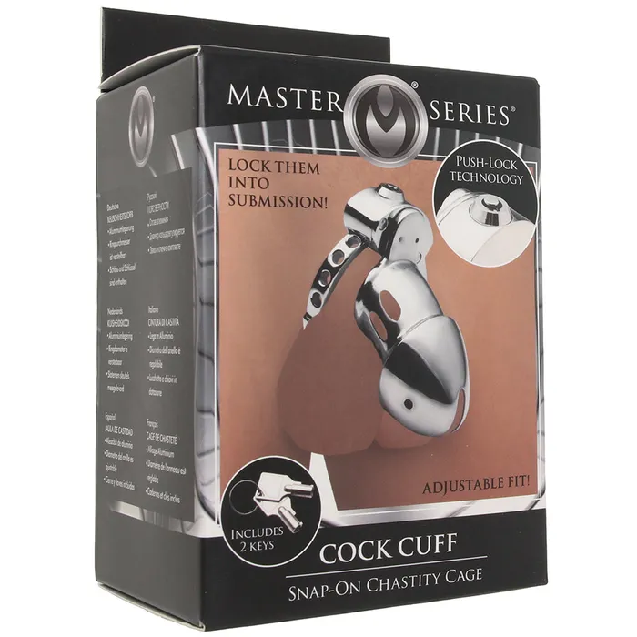 XR Brands Male Sex Toys Master Series Cock Cuff Chasity Cage