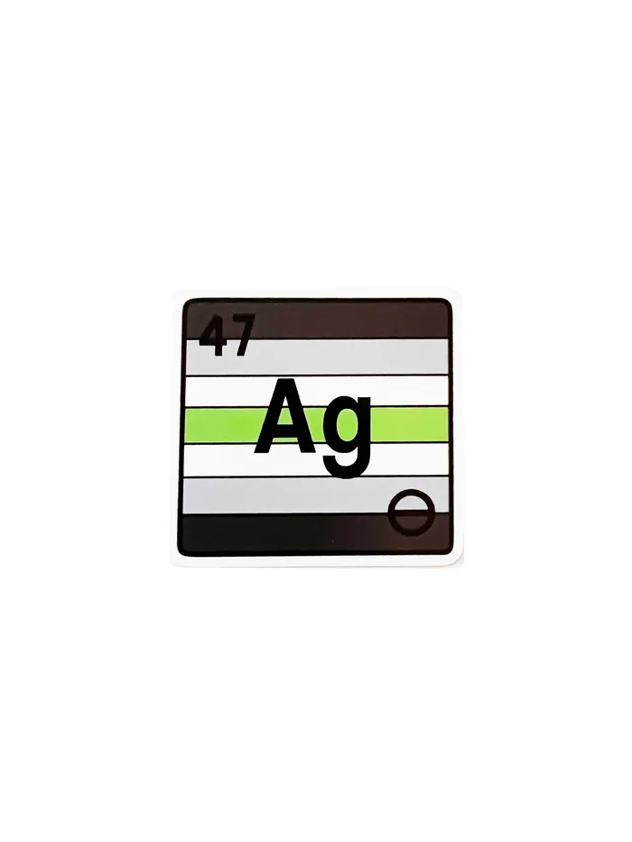 Yas Petit Poulet Vibrators Queer Chemistry Agender Sticker