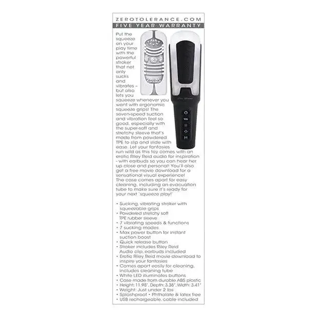 Zero Tolerance Male Sex Toys Zero Tolerance Squeeze Play Stroker