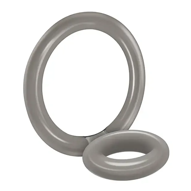 Zero Tolerance Zero Tolerance Bullseye Dual Ring Cockring Smoke Male Sex Toys Zero Tolerance Zero Tolerance Bullseye Dual Ring Cockring Smoke Male Sex Toys