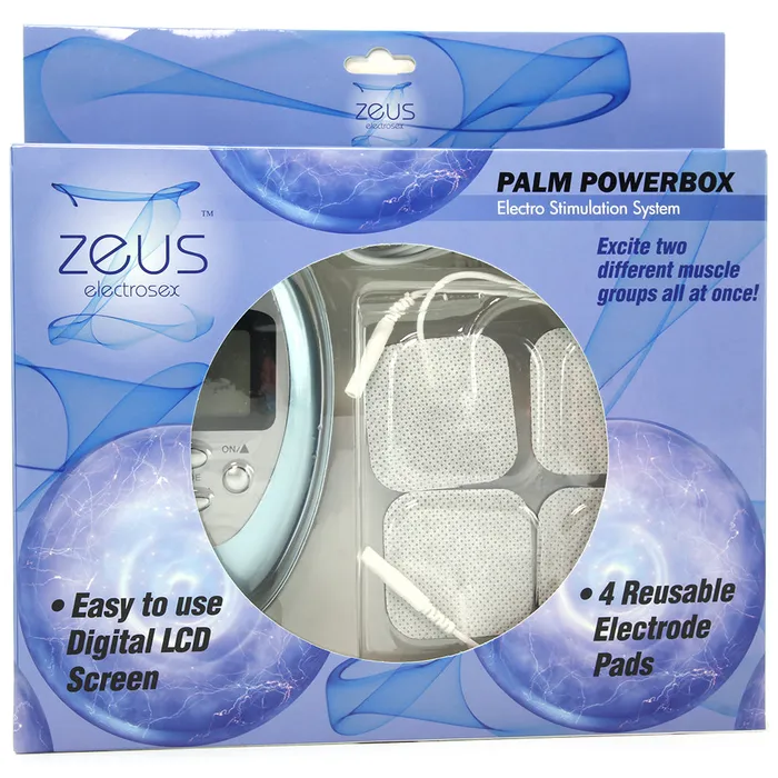 Zeus Palm Power Box with Pads XR Brands Male Sex Toys