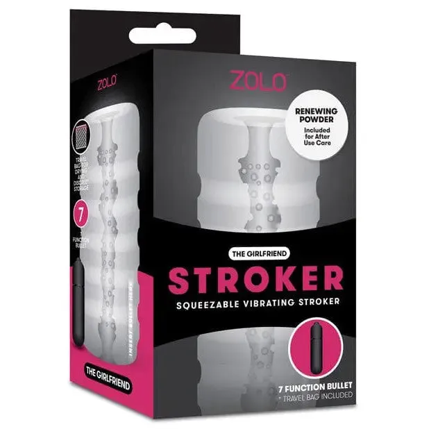 ZOLO ZOLO Girlfriend Squeezable Vibrating Stroker Male Sex Toys